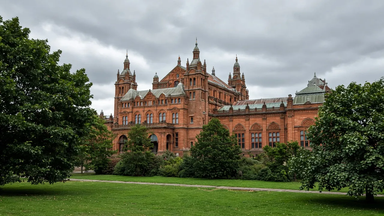 Kelvingrove Art Gallery and Museum in Glasgow, Scotland